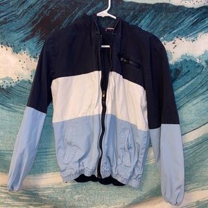 Brandy Melville Blue & White Krissy Jacket